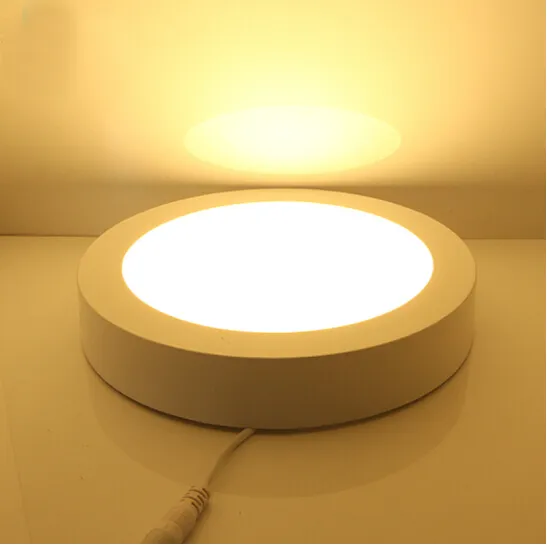 18W 9 Inch 220mm Aluminum Housing Surface Mounted Round LED Ceiling Panel Light