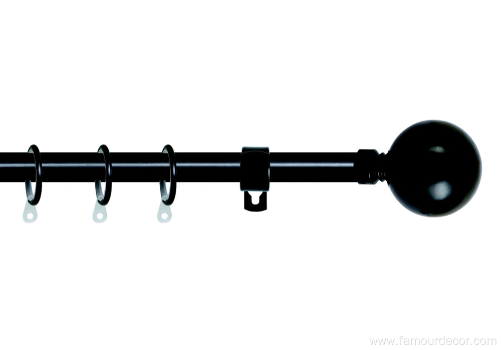 60 Mm plain ball curtain rod