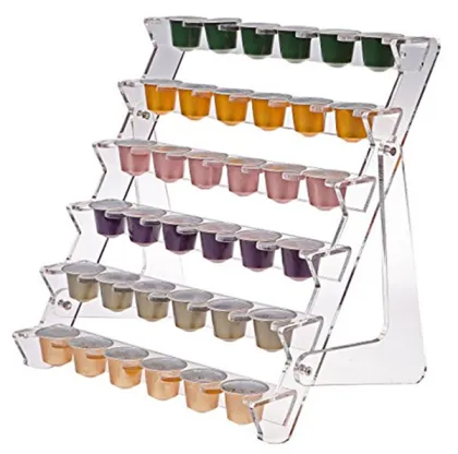 Acrylic Coffee Pod Storage Rack
