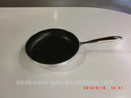 Polished press frying pan / aluminum frying pan