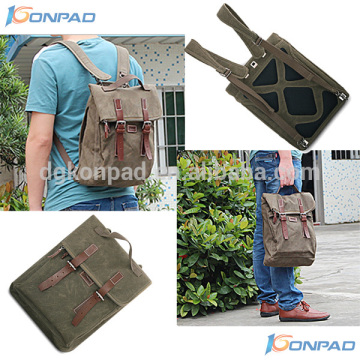 New Arrival Canvas Backsack Waxed Canvas Backpack