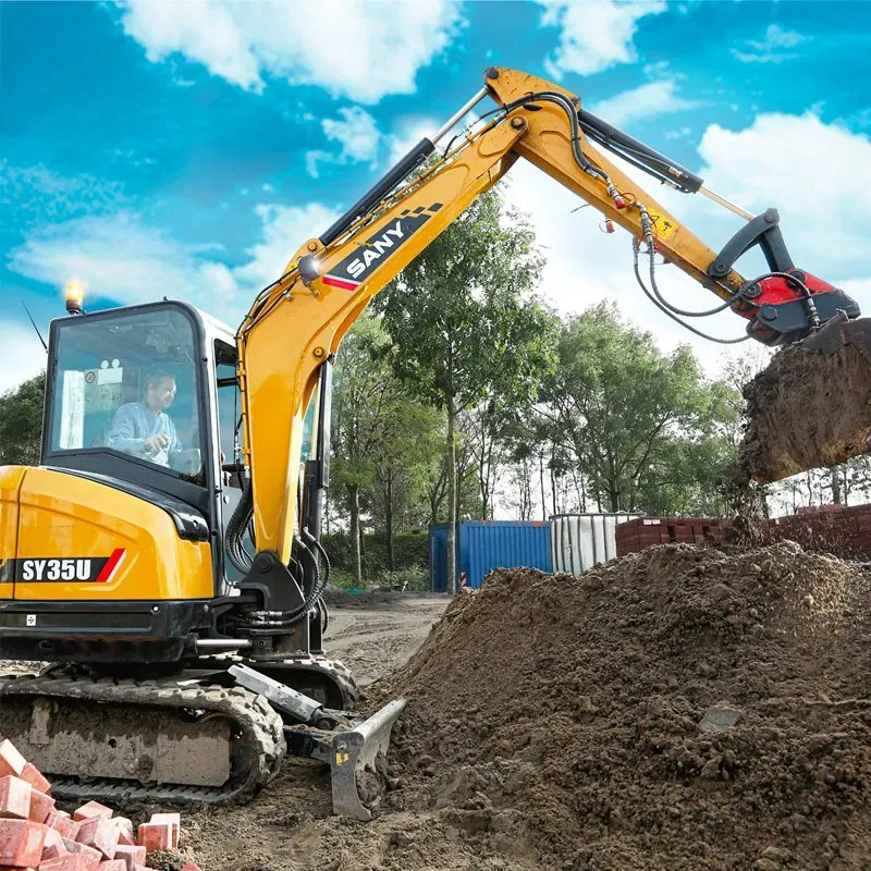 Mini Digger Hydraulic Crawler Excavator with Rubber Tracks