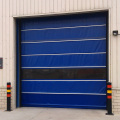 Flexible plastic fast rolling up door