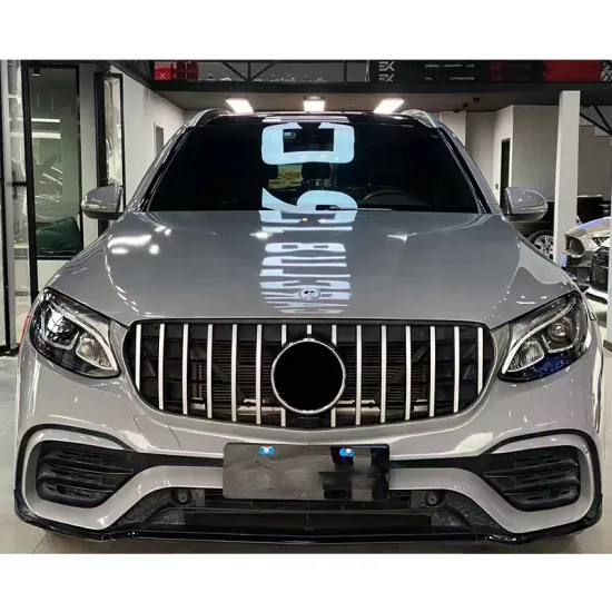 Hot Selling Plastic Body Kit Bumper Assembly Grille Exhaust for Mercedes-Benz GLC X253 (2015-2019) GLC63 AMG Upgrade