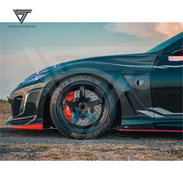 V Wystrzeliwuje II w stylu szklanym przednim błotnik Nissan 370Z Z34 2009-2015