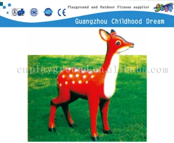 (HD-18907)Sika deer garden statues fiberglass