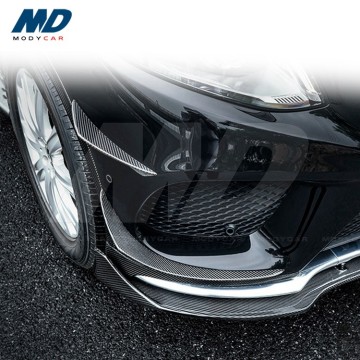Carbonfaser-Vorderpfänger Canards für 2015-2018 Mercedes-Benz Gle-Klasse Coupé SUV GLE400 GLE500