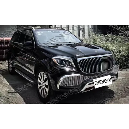 Benz GLS X166 2016-2019 Car Body Kit Bumper Eyebrows Maybach Upgrade