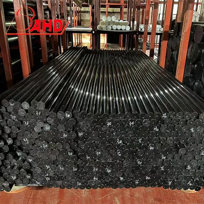 Round solid rods high quality POM white black plastic rods pom