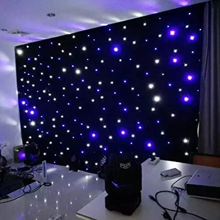 LED Star Curtain for Live Events and Weddings: Effect Lights and Backdrops