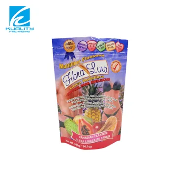 Custom Size Aluminum Foil Plastic Laminated Metalized Stand Up Pouch for Mixed Dried Fruit