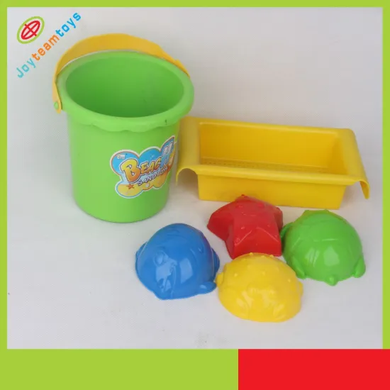 JTS50009 colorful beach toys bucket showel beach tools to kids