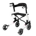 Rollator de quatre roues avec siège et dossier