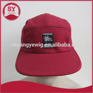 flat brim 5 panel cap,custom design 5 panels cap,cheap flat brim cap