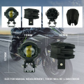 Super Bright Mini 12V Laser Waterproof Off-road LED Fog Driving Light for Motorcycles and Cars