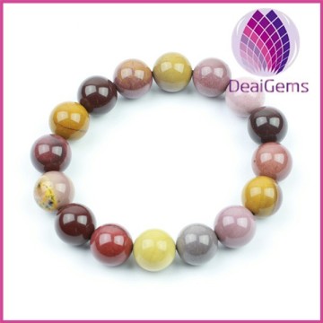 Wholesale 10mm colorful jasper round beads stretch bracelet