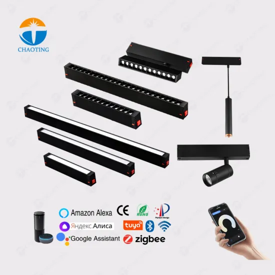 Magnetic Intelligent Dimmable LED Track Lights: 10W-27W Cob Recessed Magnet Rail System