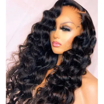 Raw Indian Virgin Loose Deep Wave Natural Human Hair Lace Closure Wig Vendor Hd Full Lace Front Wig Human Hair For Black Women