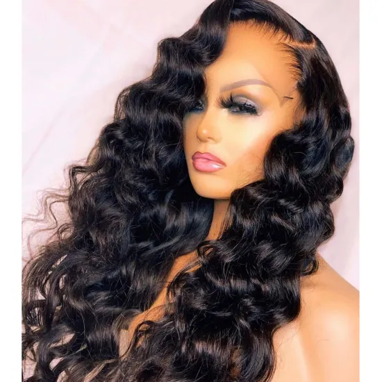 Raw Indian Virgin Loose Deep Wave Natural Human Hair Lace Closure Wig Vendor Hd Full Lace Front Wig Human Hair For Black Women