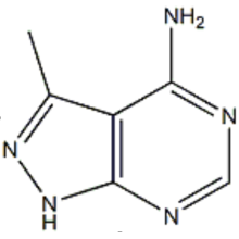 1H-Pyrazolo [3 4-d] pyrimidin-4-amine 3-methyl- (9CI)