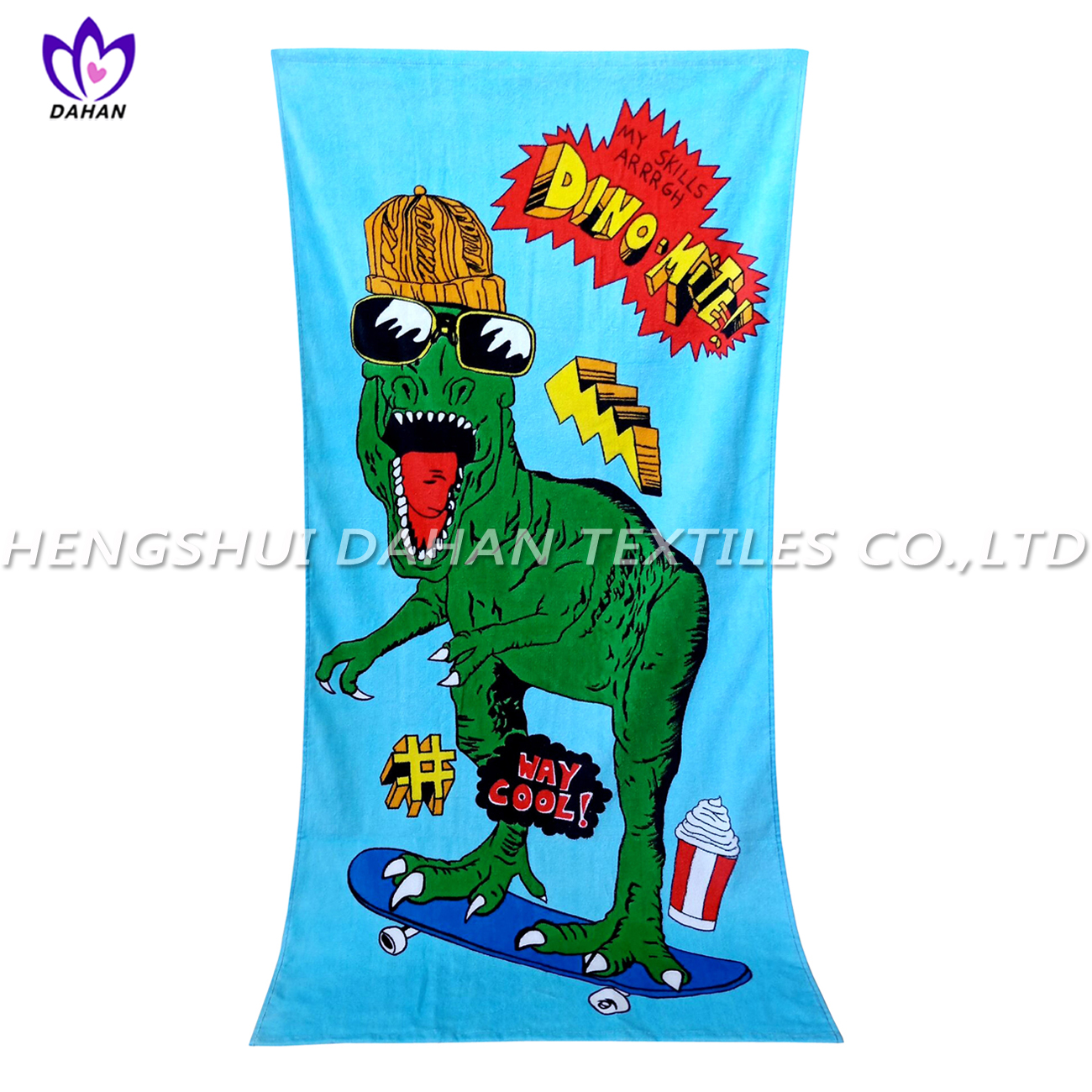 cotton reactive printing beach towels for sale