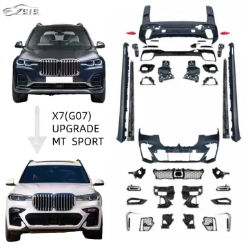 Upgrade X7 G07 LCI MT Style Bodykit - Front Rear Bumper Side Skirts Exhaust Kit for 2023