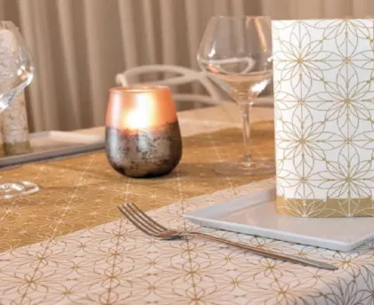 Tovagliato Aria Monouso a Tema Natalizio AIRLAID DRY PAPER TABLECLOTH