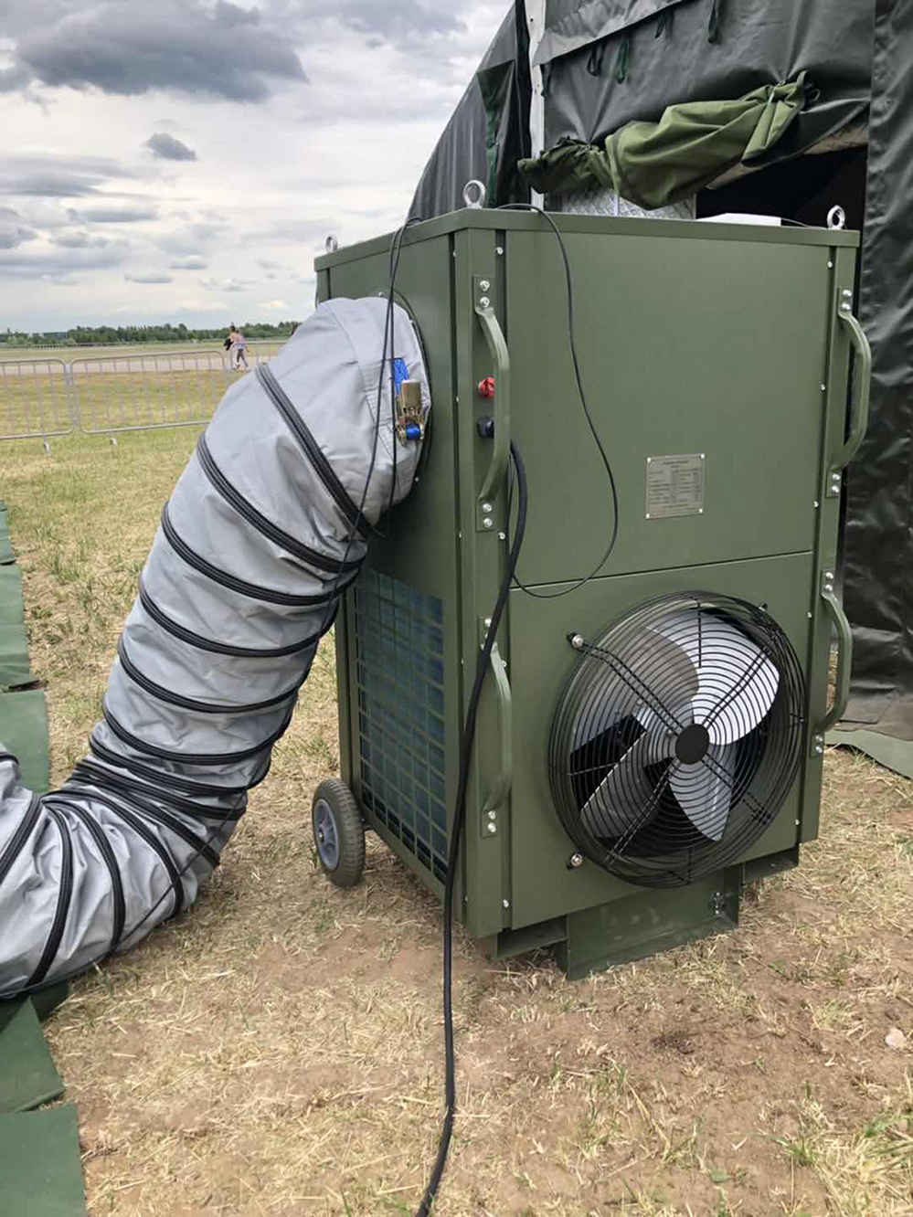 Aire acondicionado del hospital móvil 7000W 24000BTU