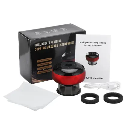 Electric Cupping Massage Scraping Device for Meridian Therapy and Fat Burning
