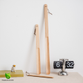 Solid wood shoehorn beech shoehorn elongated handle