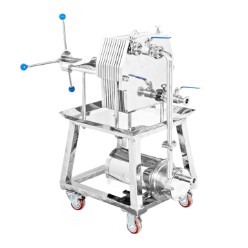 SS316 SS304 Stainless Steel Plate and Frame Filter Machine with High Filtration Accuracy