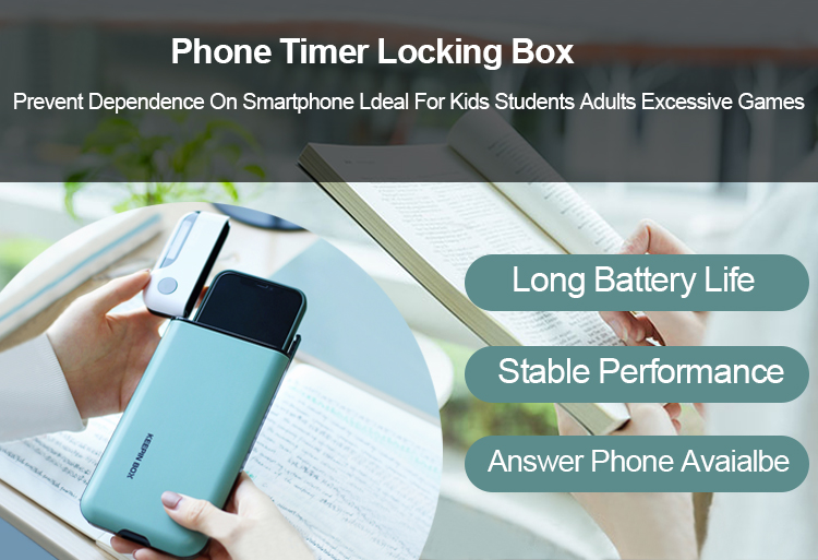 Portable Time Lock Box For Cell Phone Management With Timer - Helps ...