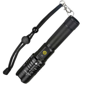 IHUAlite Portable Waterproof Rechargeable Power Bank Flashlight