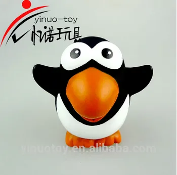 2017 manufacturer promotional cheap plastic water squirt toys penguin squirt toy