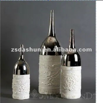 Latest beautiful resin vase for home decor&wedding gift craft