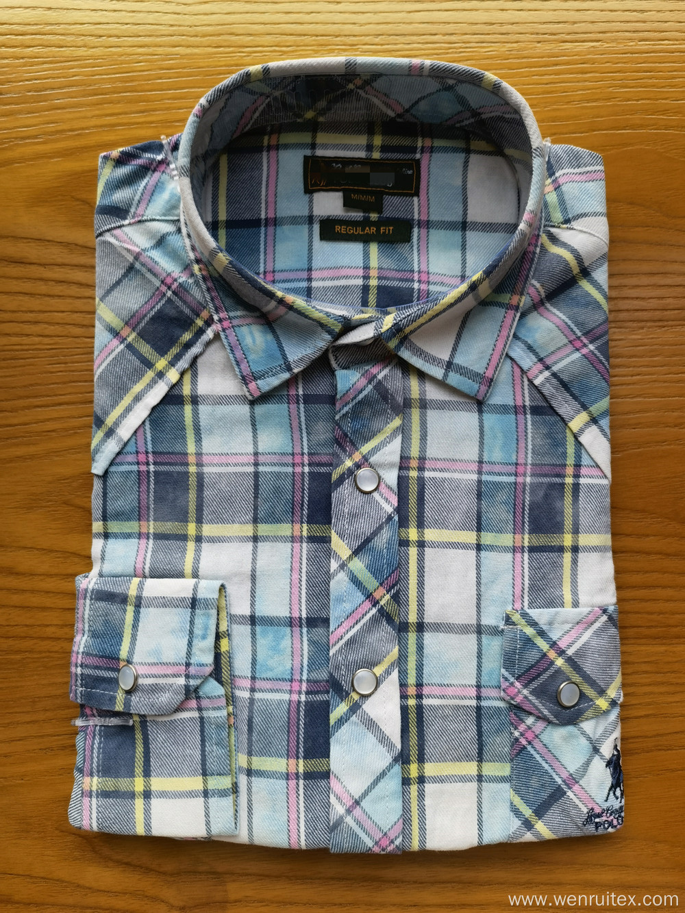 Popular 100% Cotton Dyed Printed Checked Men's Shirts