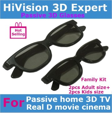 Passive Real D or MasterImage circular polariezd 3d glasses
