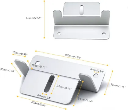 4pcs Z Style Solar Panel Mounting Brackets