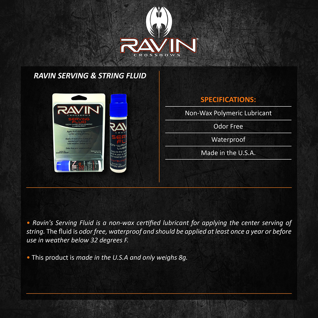 Ravin_Serving_and_String_Fluid_Product_Description