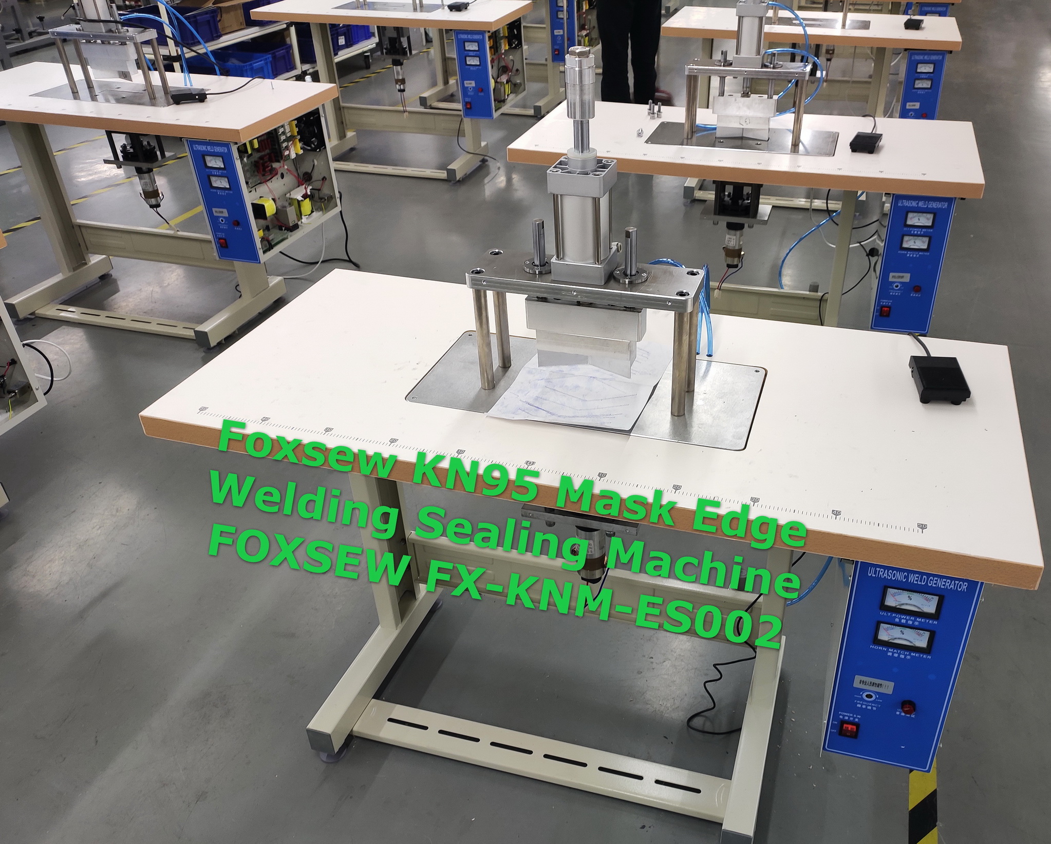 Ultrasonic KN95 Mask Edge Welding Sealing Machine FOXSEW FX-KNM-ES002 -3