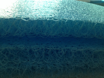 Plastic coil bed mat making machine
