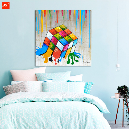 Innovative Original Designed Dice Painting Canvas Art