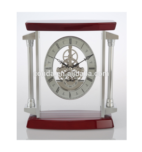 brass table clock promotional- model:K3046