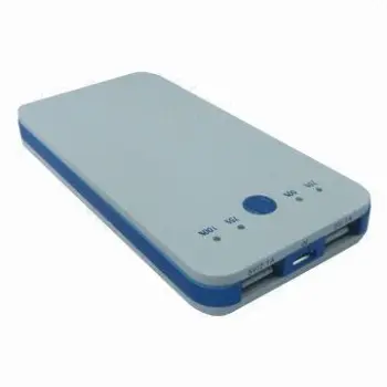 Simple and clean design/2USB output Li-polymer/5000mAh battery ideal charger for iPhone