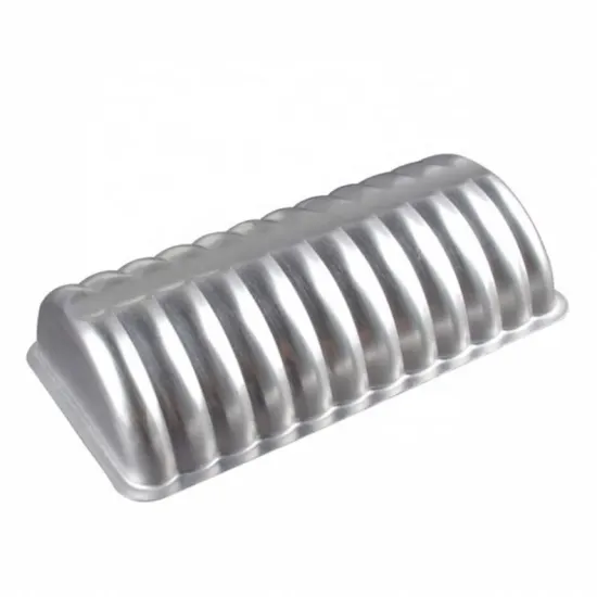 Scandinavian Anodized Aluminum Almond Cake Pan - Rehrucken Loaf Bread Pan