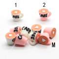 Vendita all&#39;ingrosso Kawaii Coffee Cup Resina Bead Cabochon Puntelli foto Bambini giocano Casa delle bambole Ornamento fai da te Accessori Negozio di gioielli Deco