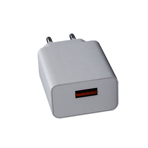 Cargador de pared USB de 12W 1 puerto para teléfonos móviles