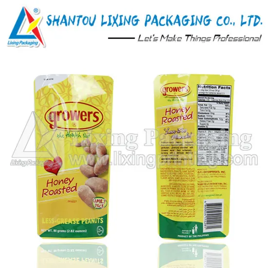 Honest roasted peanut bag