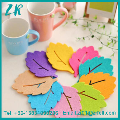 High Quality Cheap Customized Eco-friendly Felt Coasters