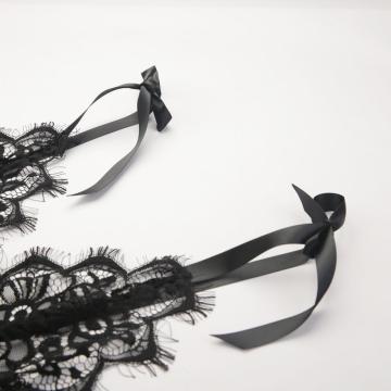 lingerie oem cílios macacão de renda com alças de cetim de seda